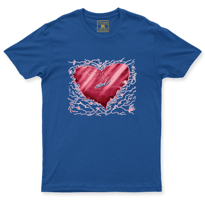 Drifit Shirt: Scuba Heart