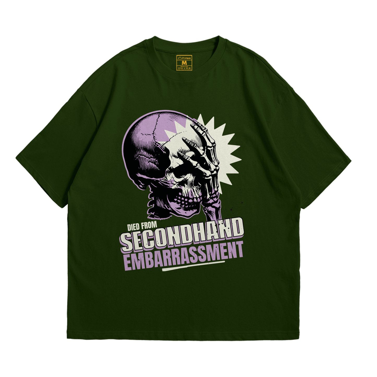 Premium Oversized Cotton Shirt: Seconhand Embarassment