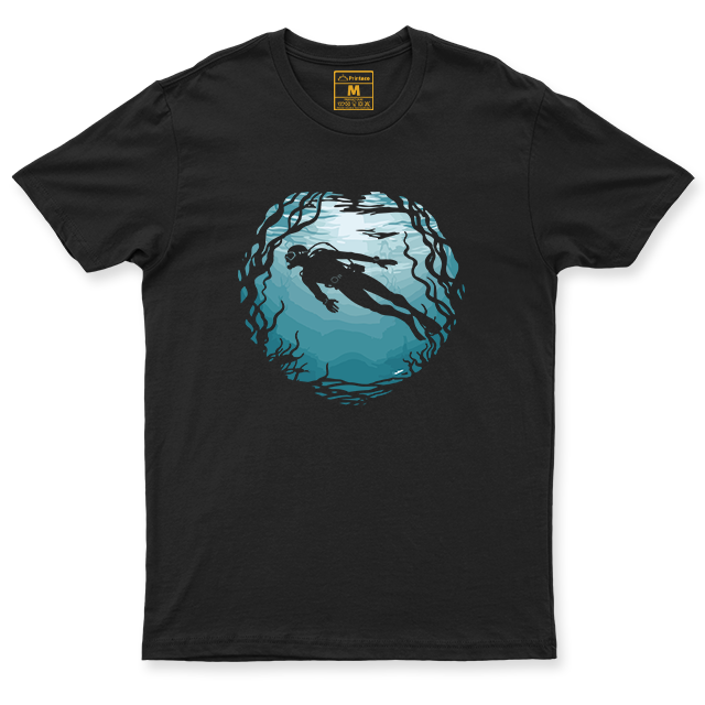 Drifit Shirt: Serene Diver