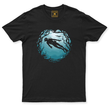 Drifit Shirt: Serene Diver