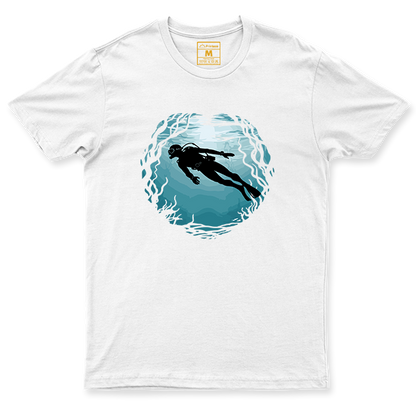 Drifit Shirt: Serene Diver