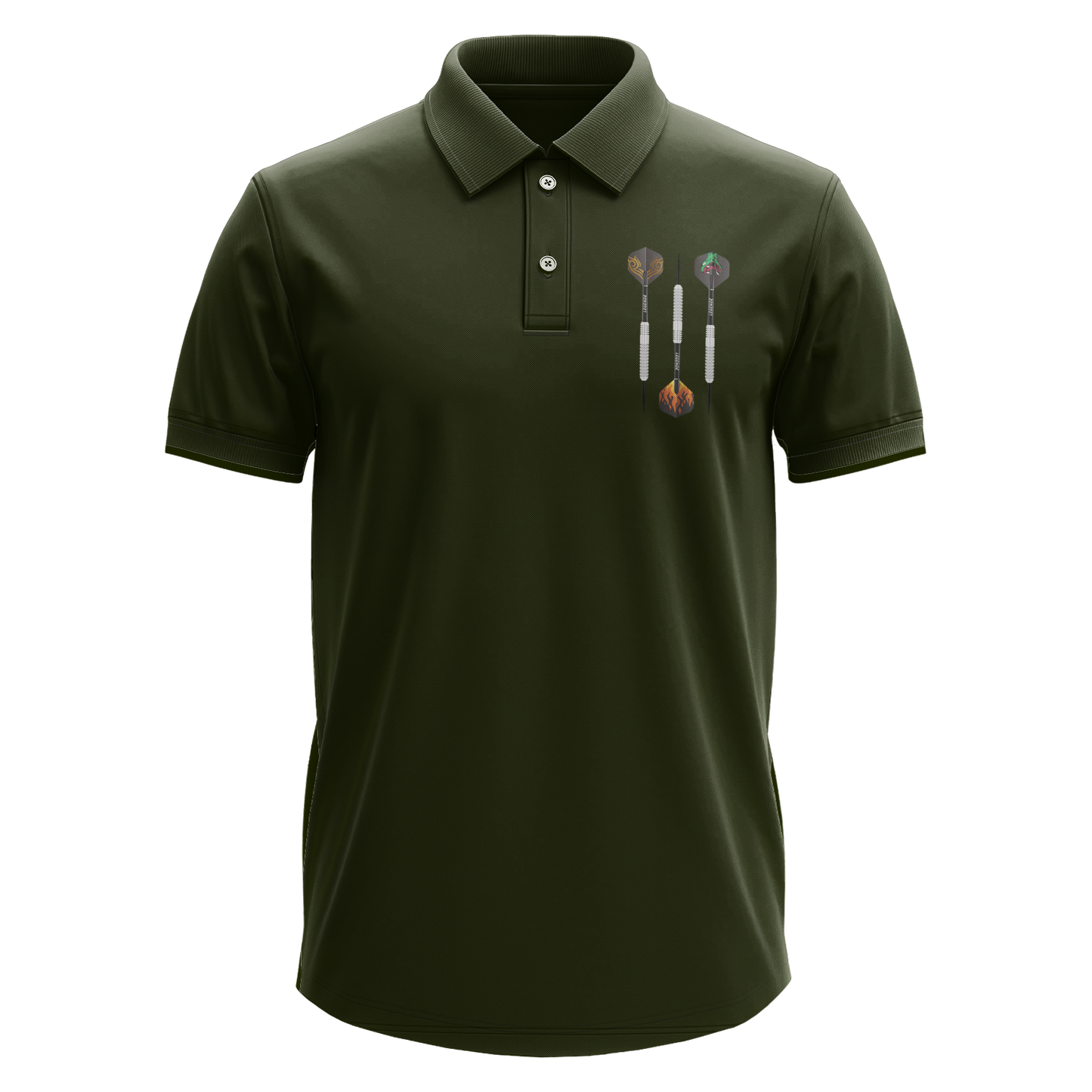 Drifit Polo Shirt: Set of 3 Darts (Front Only)
