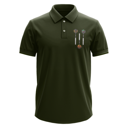 Drifit Polo Shirt: Set of 3 Darts (Front Only)
