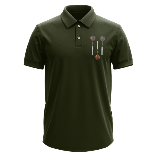 Drifit Polo Shirt: Set of 3 Darts (Front Only)