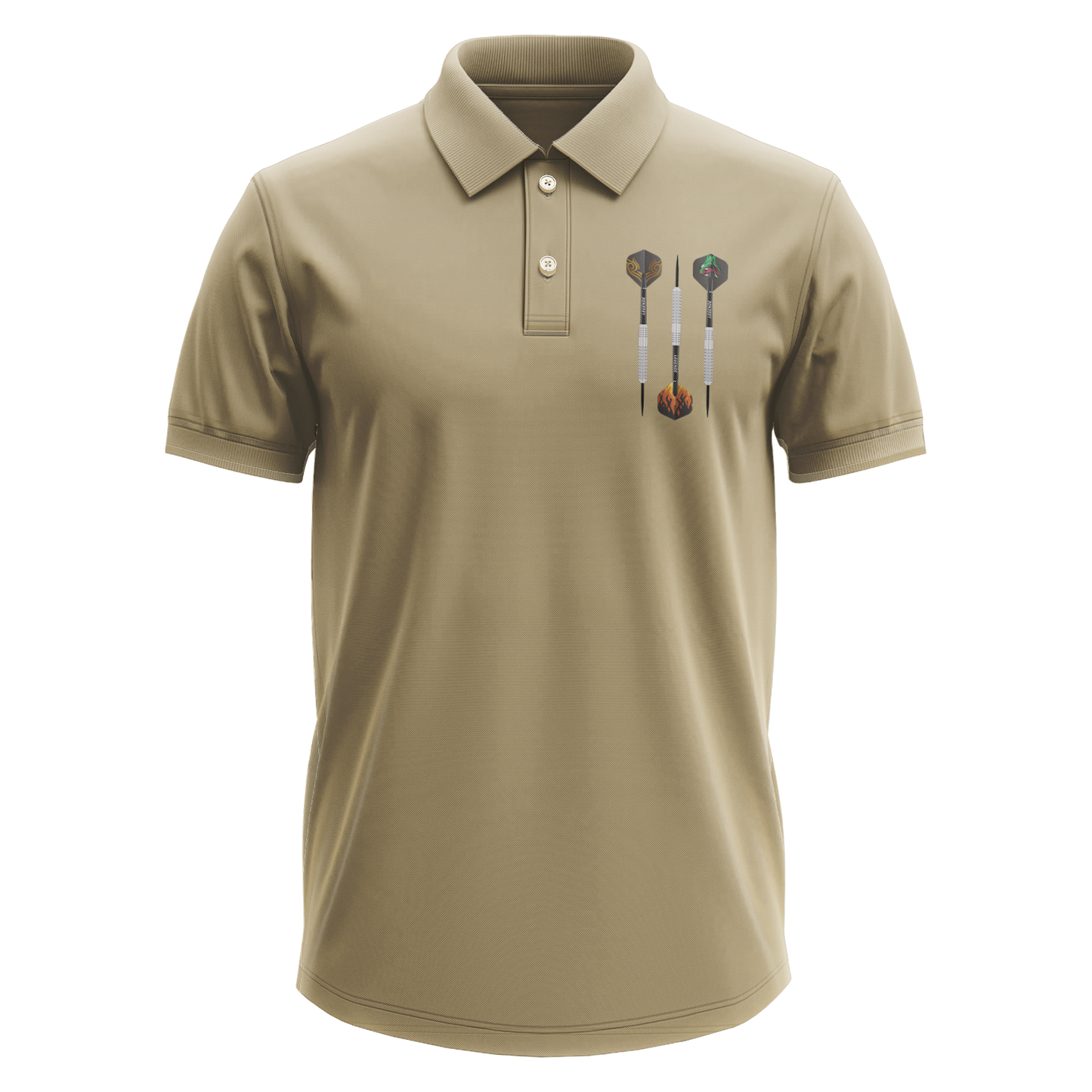 Drifit Polo Shirt: Set of 3 Darts (Front Only)