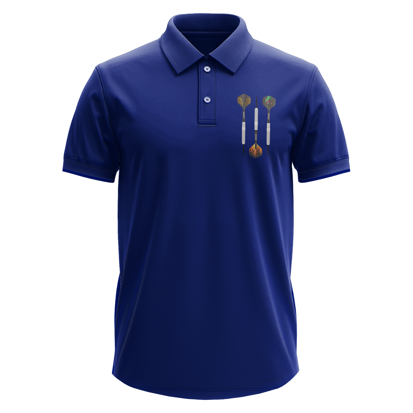 Drifit Polo Shirt: Set of 3 Darts (Front Only)