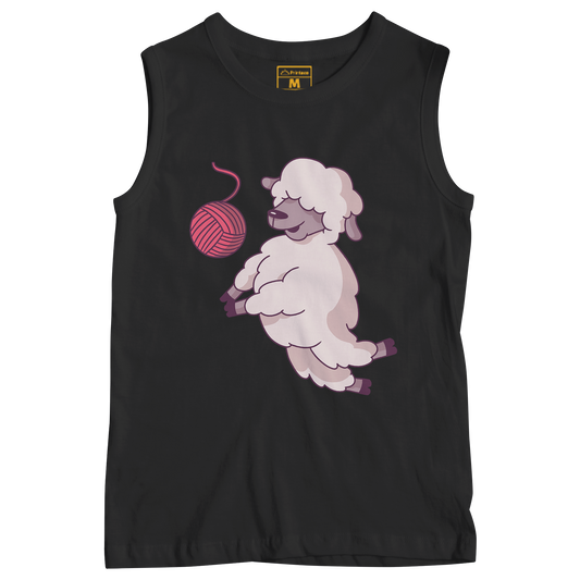 Sleeveless Drifit Shirt: Sheep Volleyball
