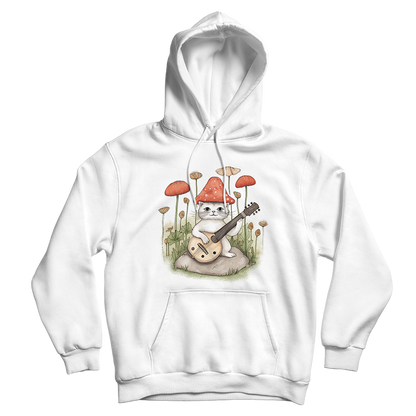 Shroom Hat Cat Hoodie