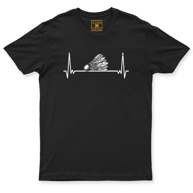 Drifit Shirt: Shuttlecock Heartbeat
