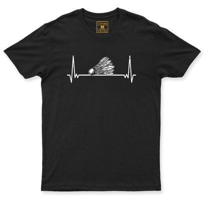 Drifit Shirt: Shuttlecock Heartbeat