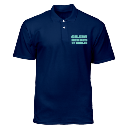 Cotton Polo Shirt: Silent Heroes of Smiles Pocket