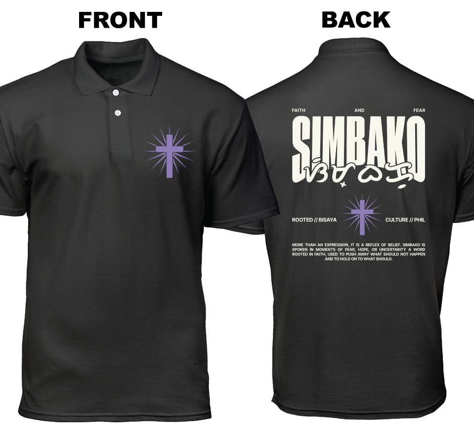 Cotton Polo Shirt: Simbako (Front and Back)
