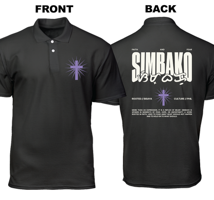 Cotton Polo Shirt: Simbako (Front and Back)