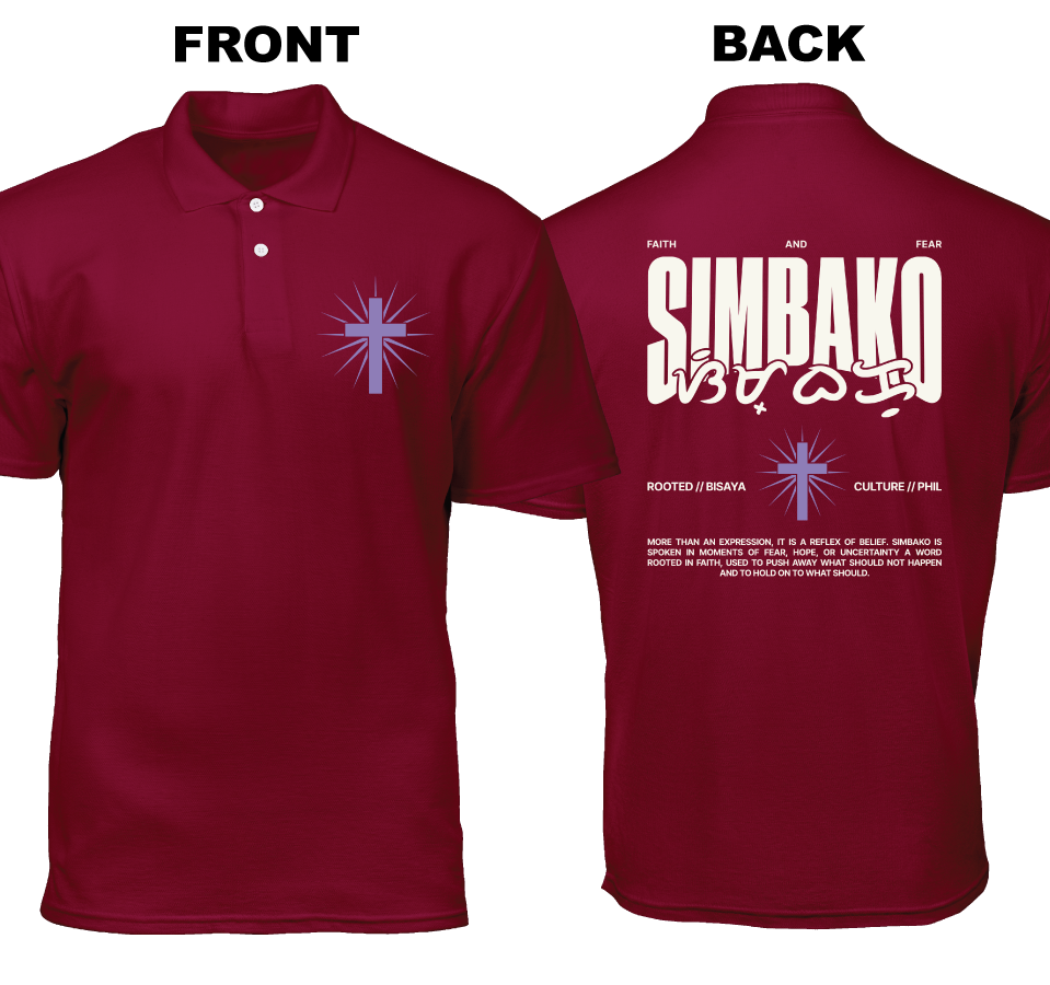 Cotton Polo Shirt: Simbako (Front and Back)