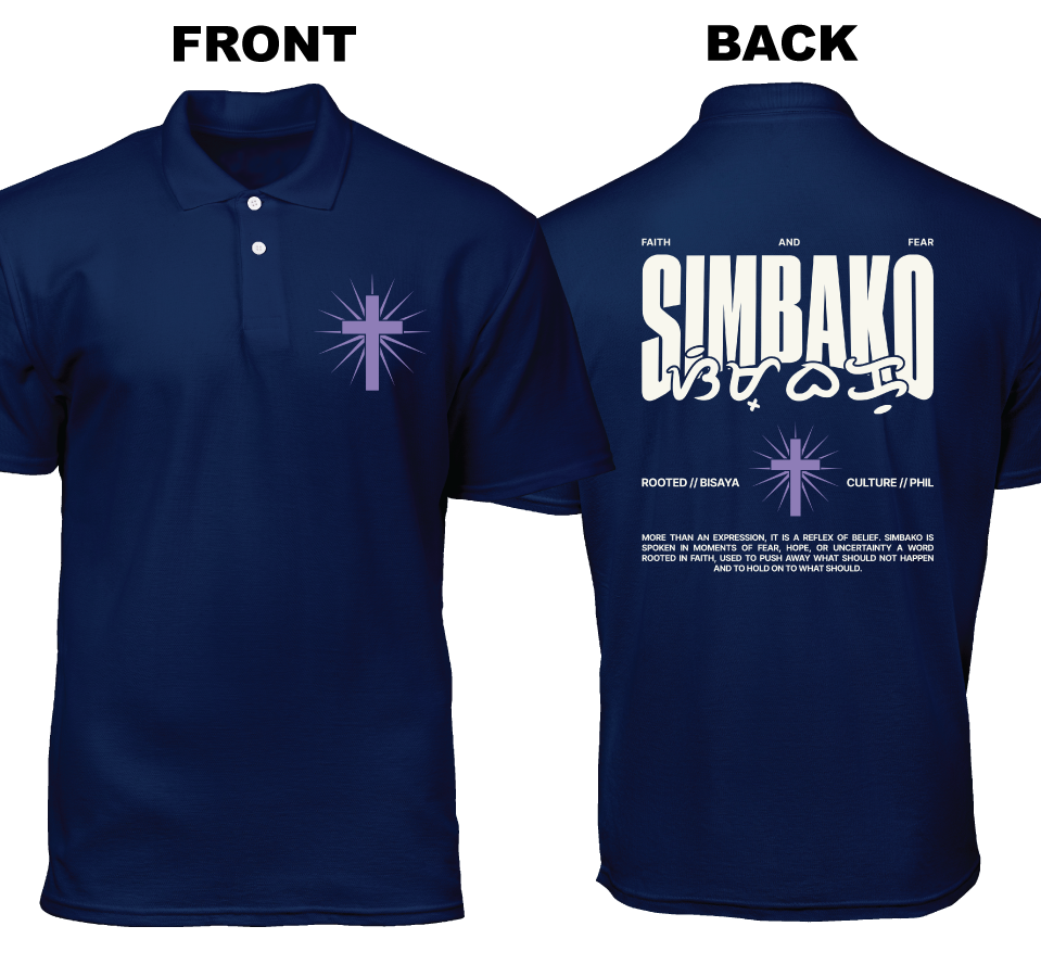 Cotton Polo Shirt: Simbako (Front and Back)