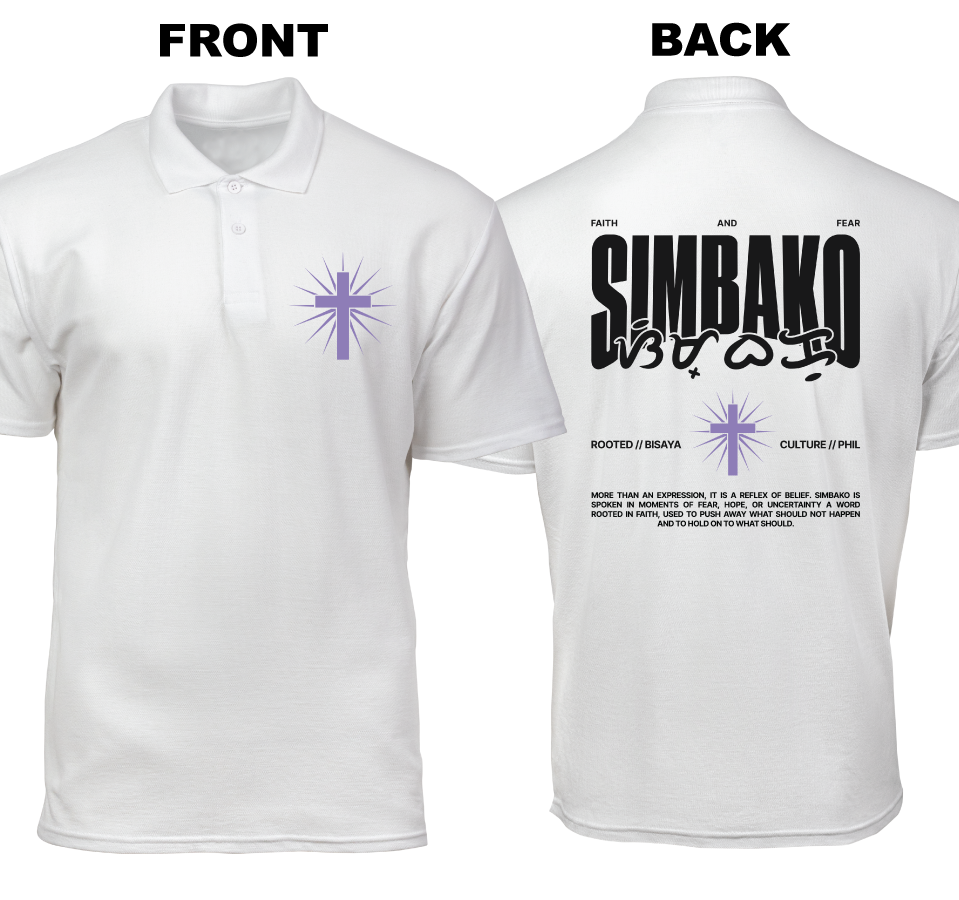 Cotton Polo Shirt: Simbako (Front and Back)