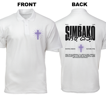 Cotton Polo Shirt: Simbako (Front and Back)