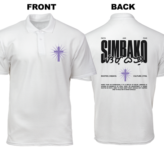 Cotton Polo Shirt: Simbako (Front and Back)