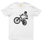 Drifit Shirt: Skeleton Cyclist