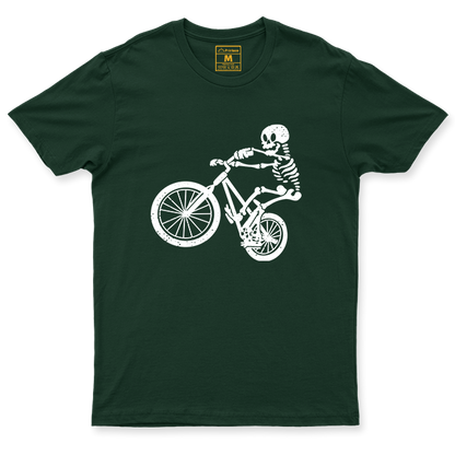 Drifit Shirt: Skeleton Cyclist