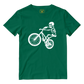 Cotton Shirt: Skeleton Cyclist