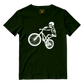 Cotton Shirt: Skeleton Cyclist