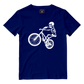 Cotton Shirt: Skeleton Cyclist