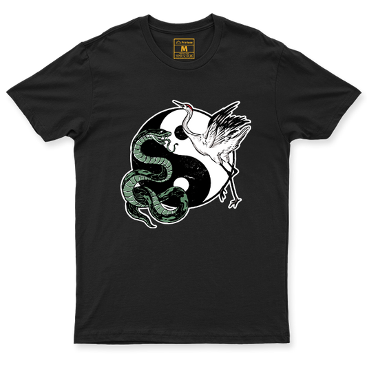 Drifit Shirt: Snake and Crane
