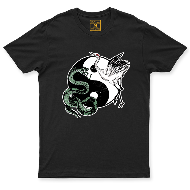 Drifit Shirt: Snake and Crane