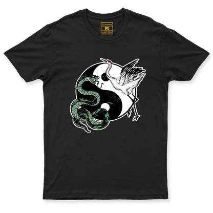 Drifit Shirt: Snake and Crane