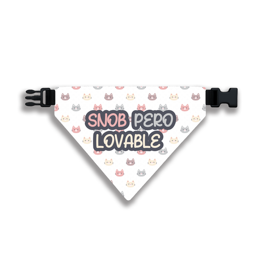 Pet Bandana: Snob Pero Lovable