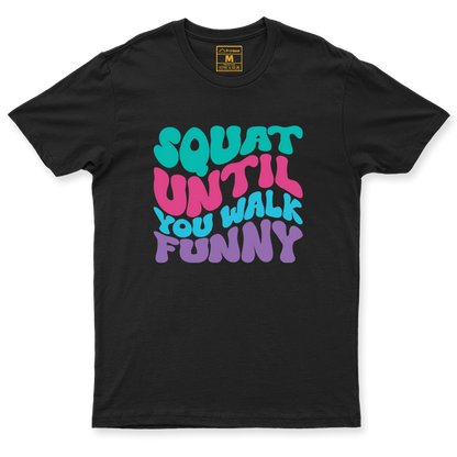 Drifit Shirt: Squat Walk Funny