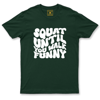 Drifit Shirt: Squat Walk Funny