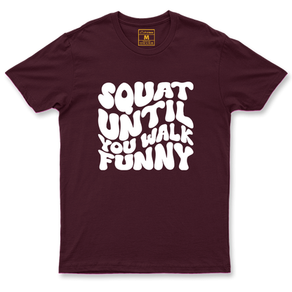 Drifit Shirt: Squat Walk Funny