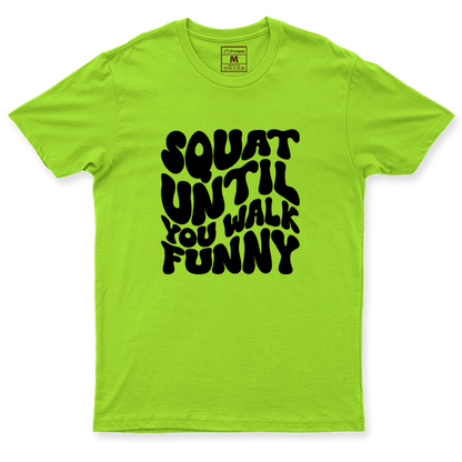 Drifit Shirt: Squat Walk Funny