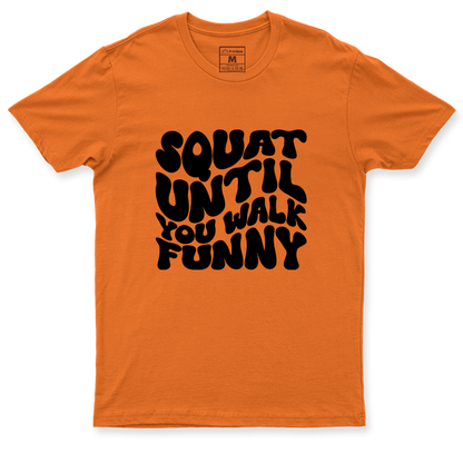 Drifit Shirt: Squat Walk Funny