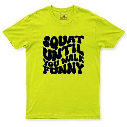 Drifit Shirt: Squat Walk Funny