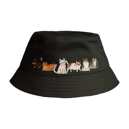 Reversible Bucket Hat: Stray Cats