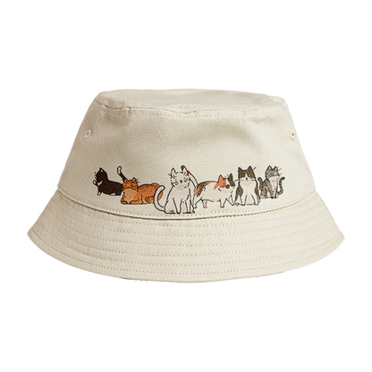 Reversible Bucket Hat: Stray Cats