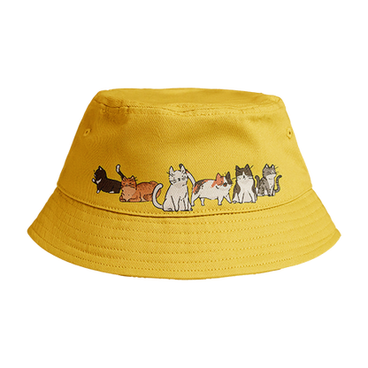 Reversible Bucket Hat: Stray Cats