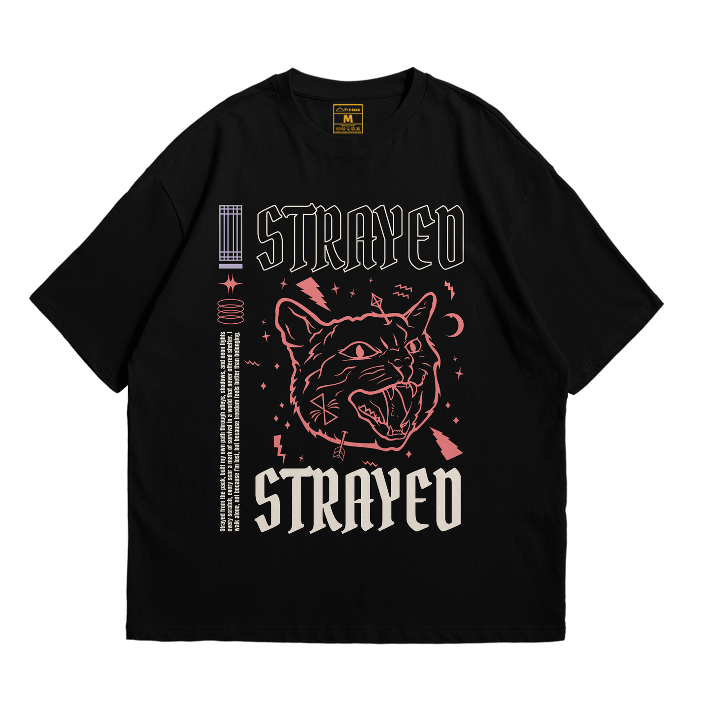 Premium Oversized Cotton Shirt: Strayed