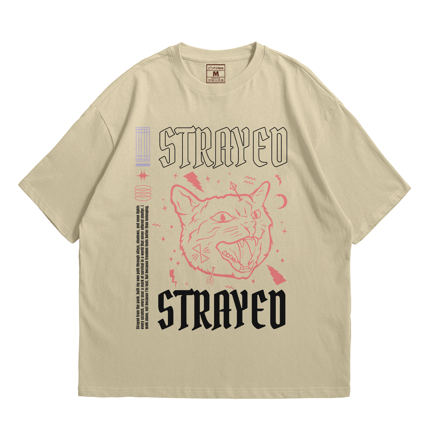 Premium Oversized Cotton Shirt: Strayed