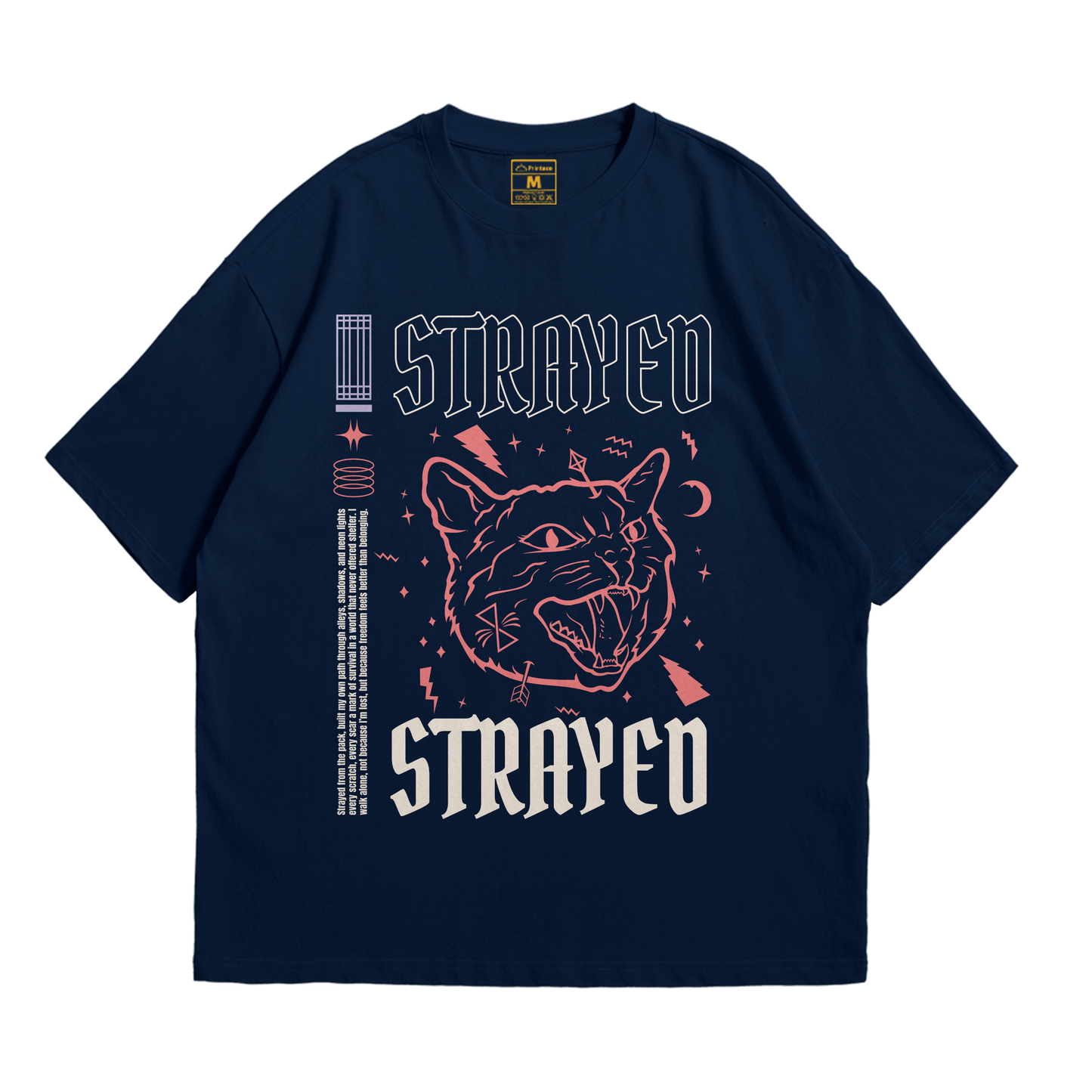 Premium Oversized Cotton Shirt: Strayed