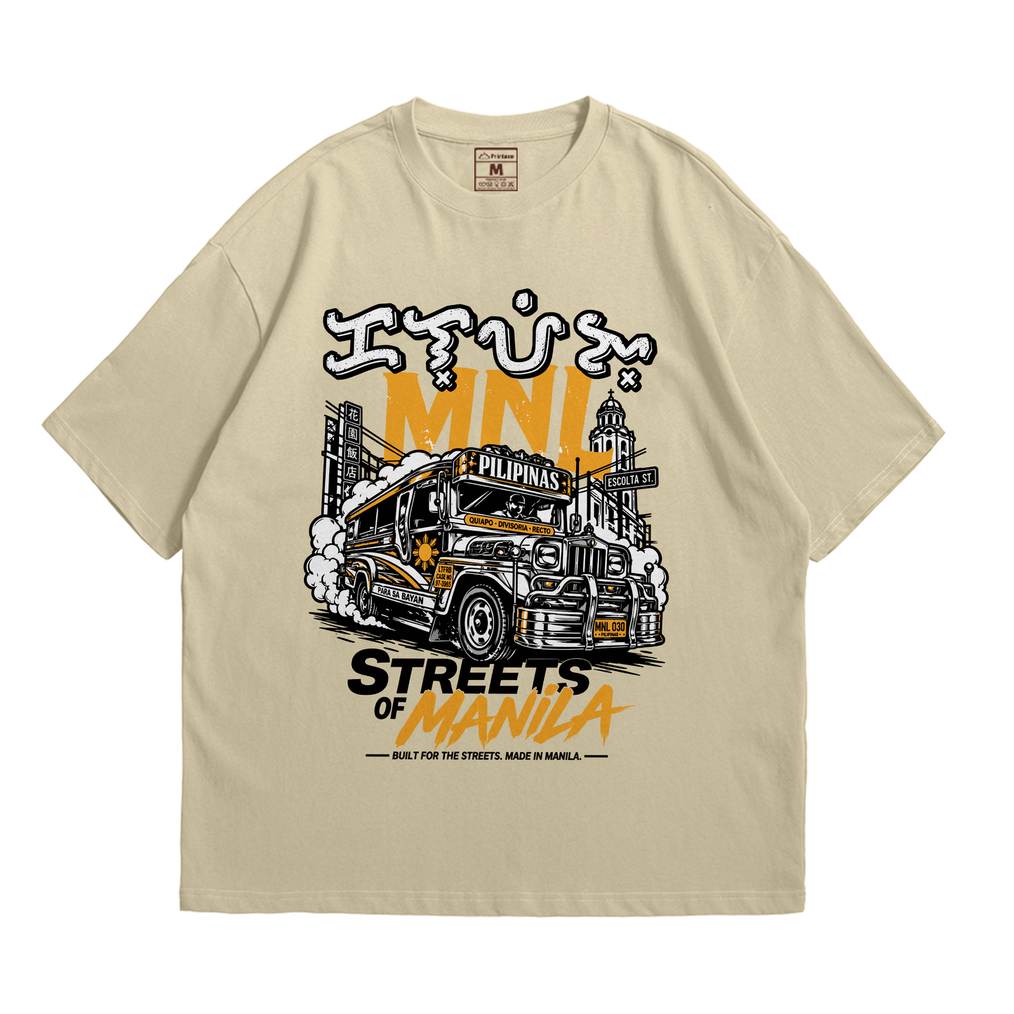 Premium Oversized Cotton Shirt: Streets MNL