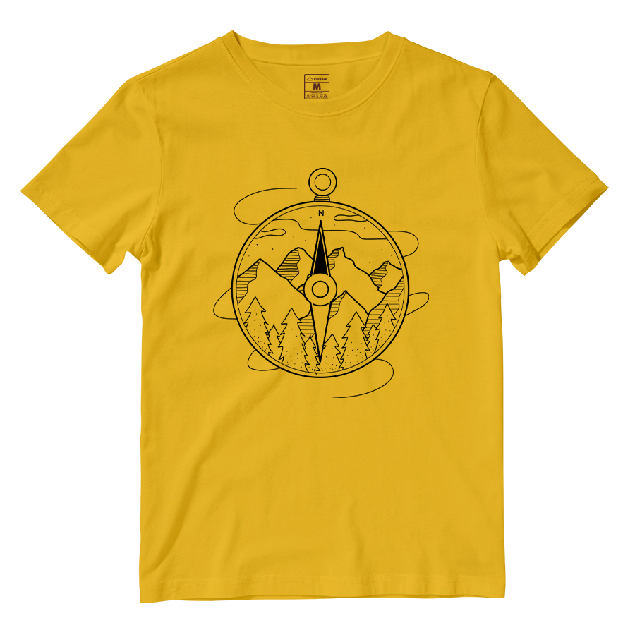 Cotton Shirt: String Compass