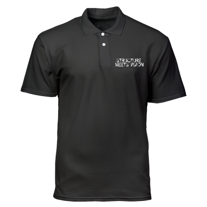 Cotton Polo Shirt: Structure Meets Vision Pocket