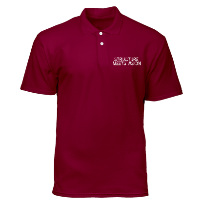 Cotton Polo Shirt: Structure Meets Vision Pocket