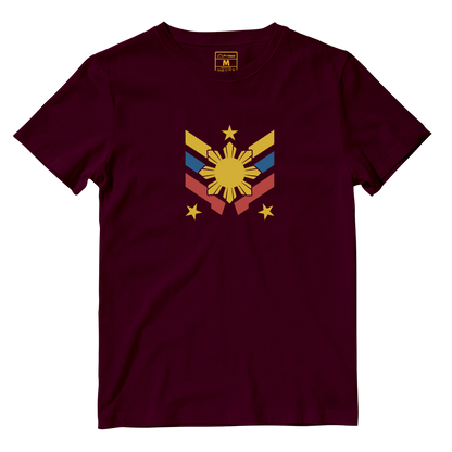 Cotton Shirt: Sun Badge