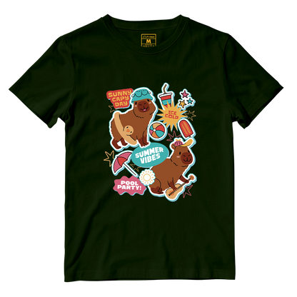 Cotton Shirt: Sunny Cappy Day