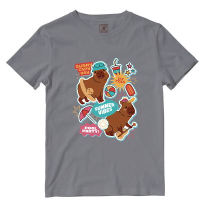 Cotton Shirt: Sunny Cappy Day